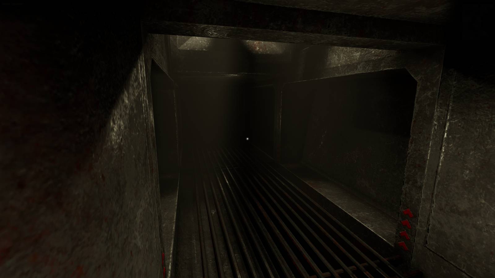 Junction between maintenance corridors
